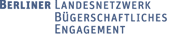 Logo: Berliner Landesnetzwerk - Bürgerschaftliches Engament